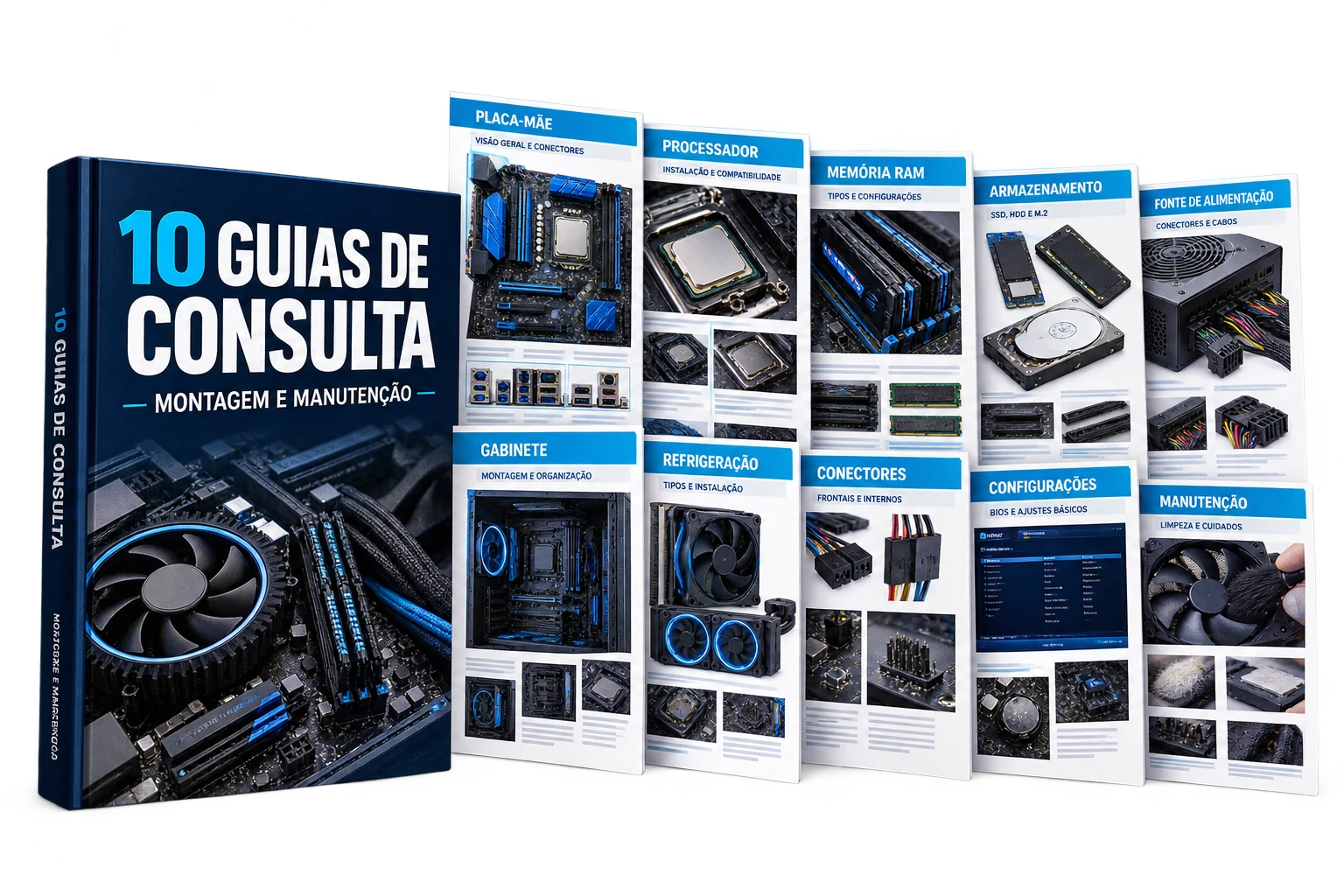 10 guias de consulta: e-book e páginas de estudo