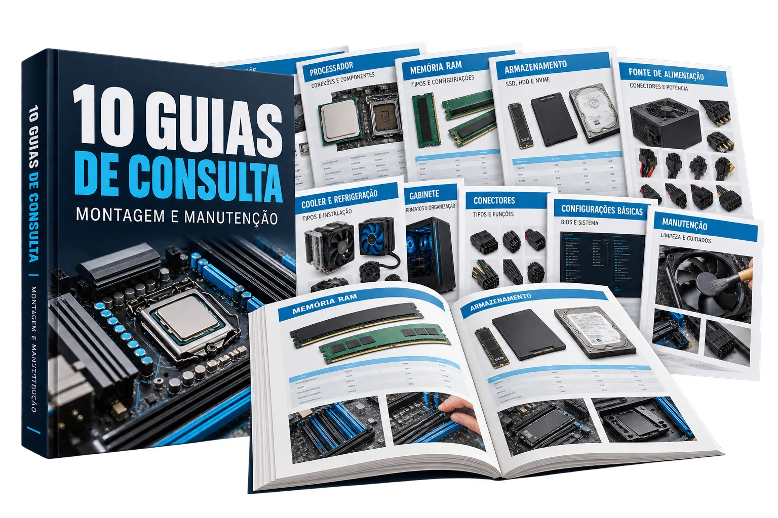 Composição 2 do material: 10 guias de consulta