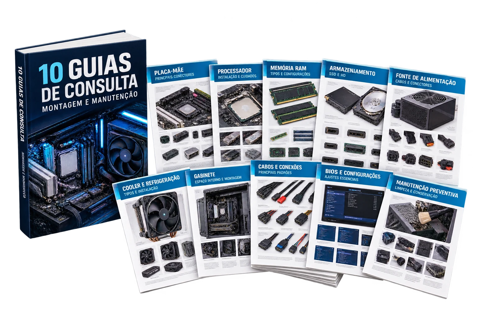 Composição 3 do material: 10 guias de consulta